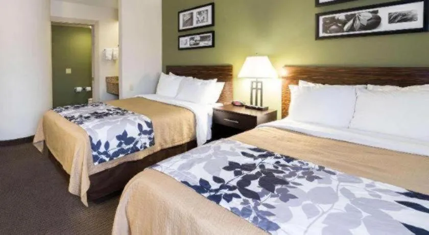 Bed in Sleep Inn Airport Phoenix