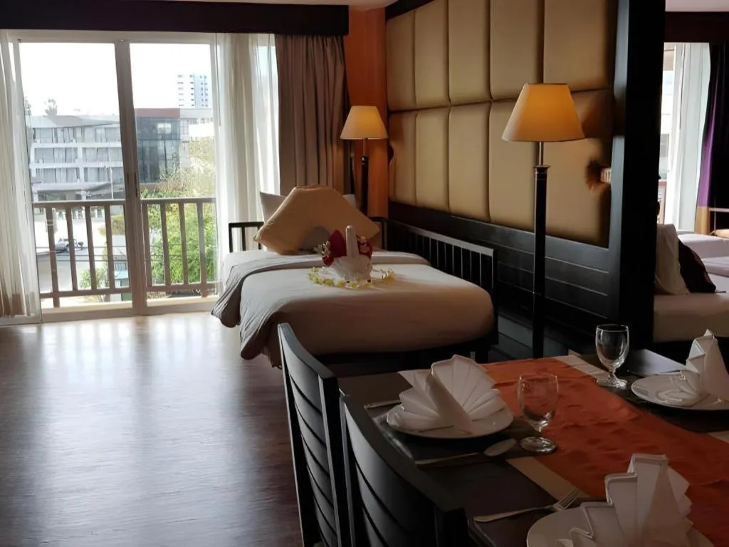 Bed in Sarita Chalet and Spa Hotel