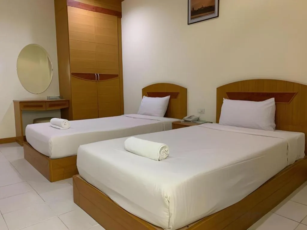 Bed in Sabai Hotel Korat