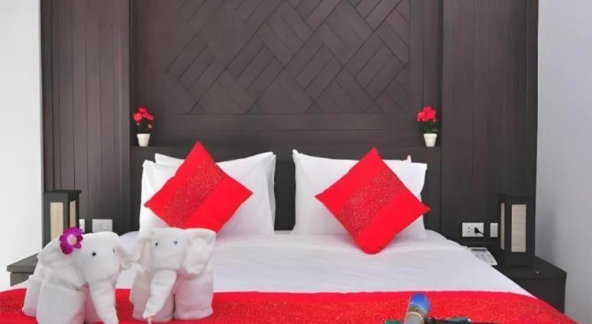 Bed in Patong Princess Hotel