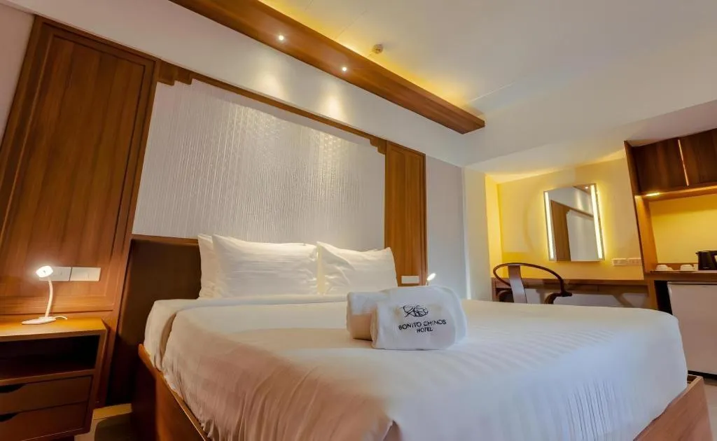 Bed in Bonito Chinos Hotel