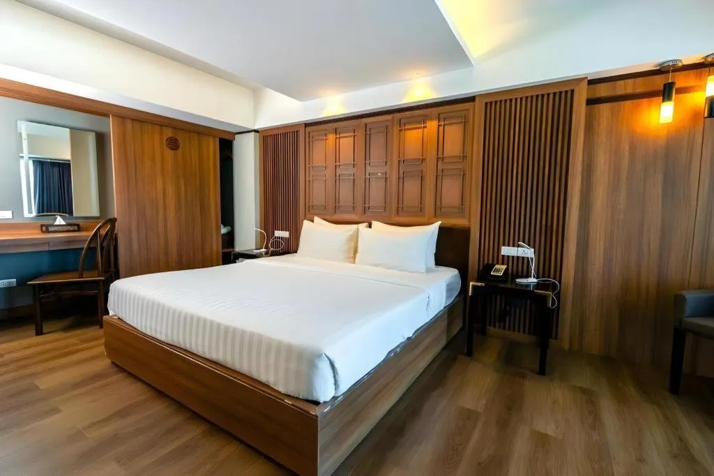 Bed in Bonito Chinos Hotel