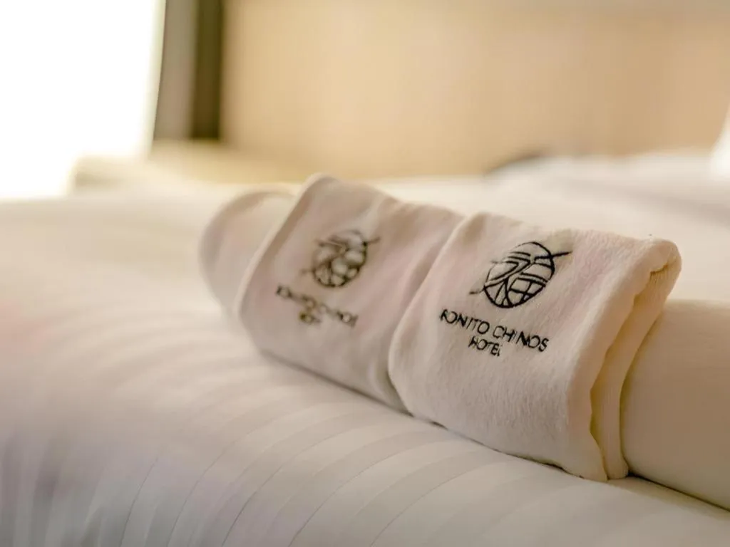 Bed in Bonito Chinos Hotel