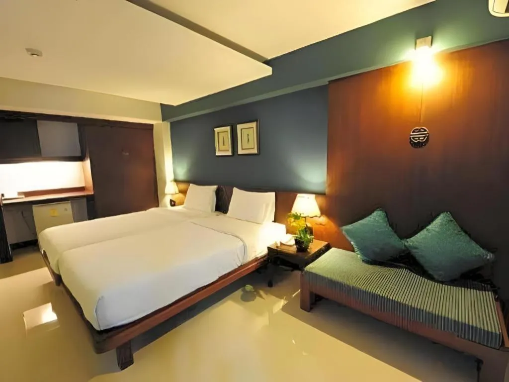 Bed in Bonito Chinos Hotel