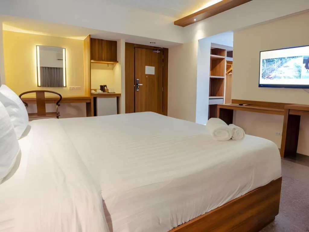 Bed in Bonito Chinos Hotel