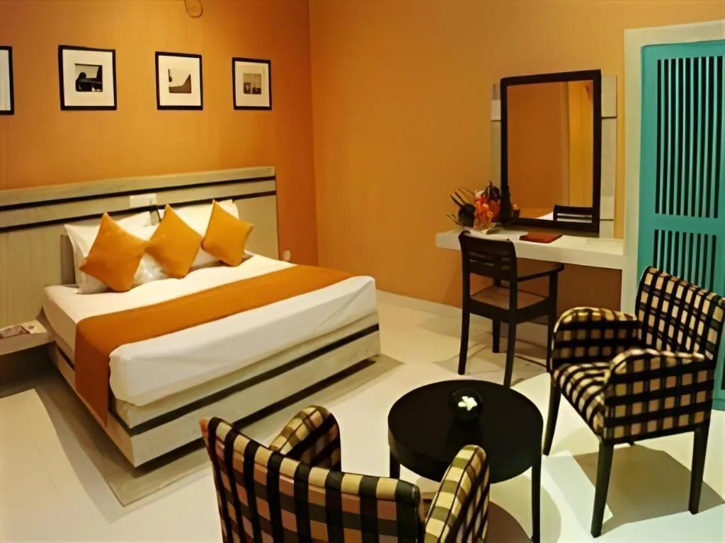 Bed in Heritage Habarana Hotel