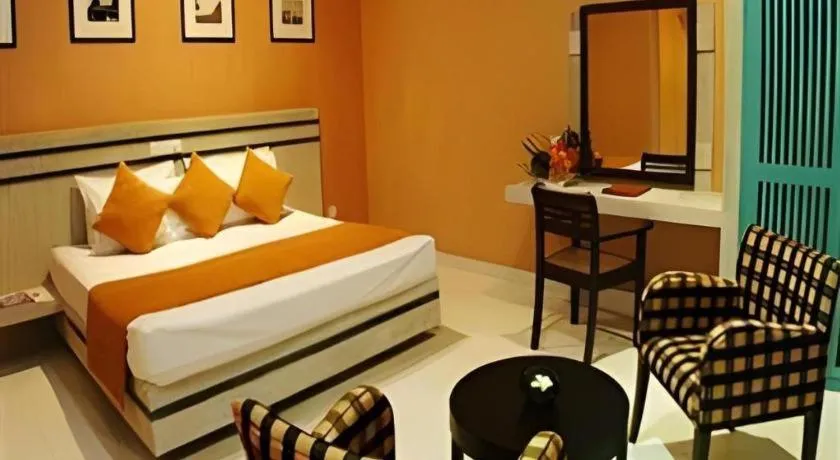 Bed in Heritage Habarana Hotel