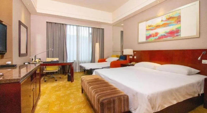 Bed in Quanzhou Guest House Hotel