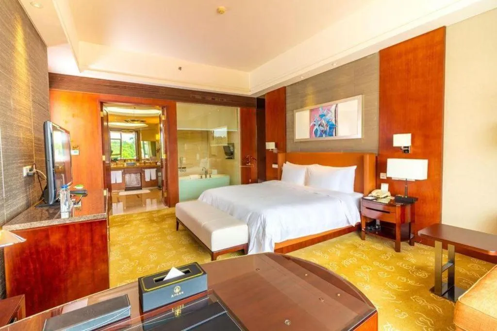 Bed in Quanzhou Guest House Hotel