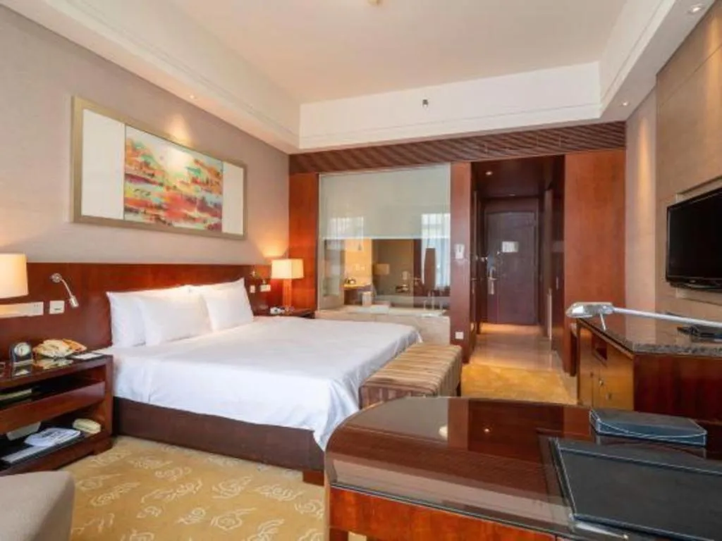 Bed in Quanzhou Guest House Hotel