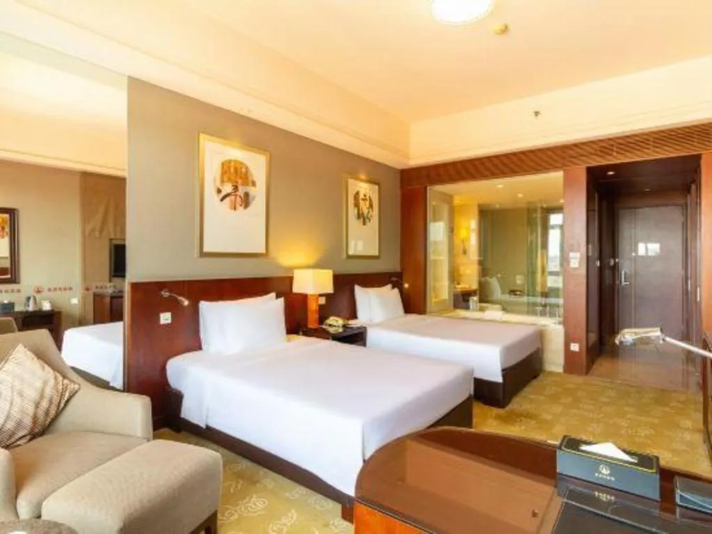 Bed in Quanzhou Guest House Hotel