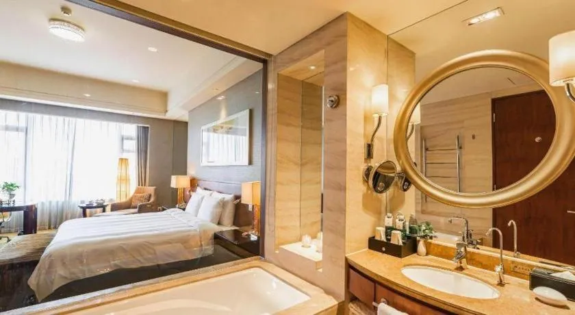 Bed in Quanzhou Guest House Hotel