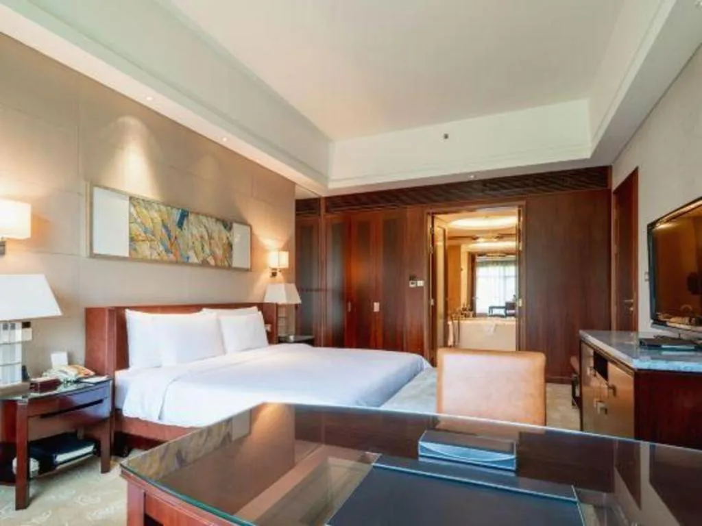 Bed in Quanzhou Guest House Hotel