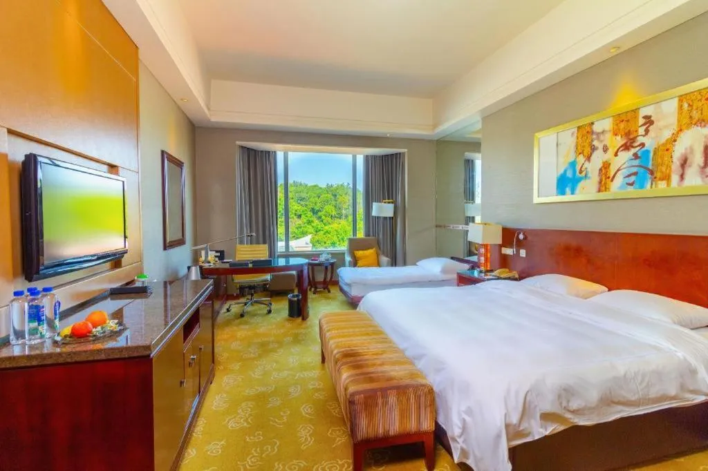Bed in Quanzhou Guest House Hotel