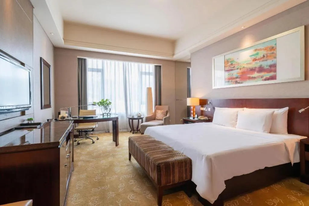 Bed in Quanzhou Guest House Hotel