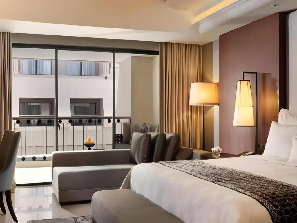 Bed in Hotel Tentrem Yogyakarta