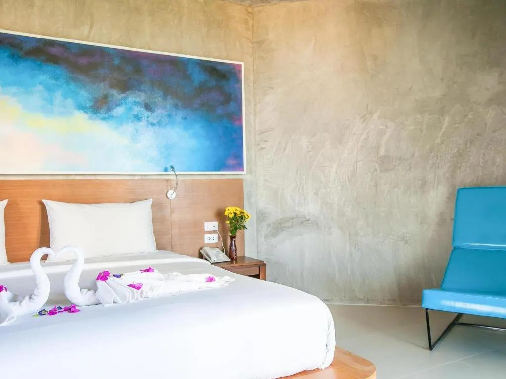 Bed in B2 Sea View Pattaya Boutique & Budget Hotel