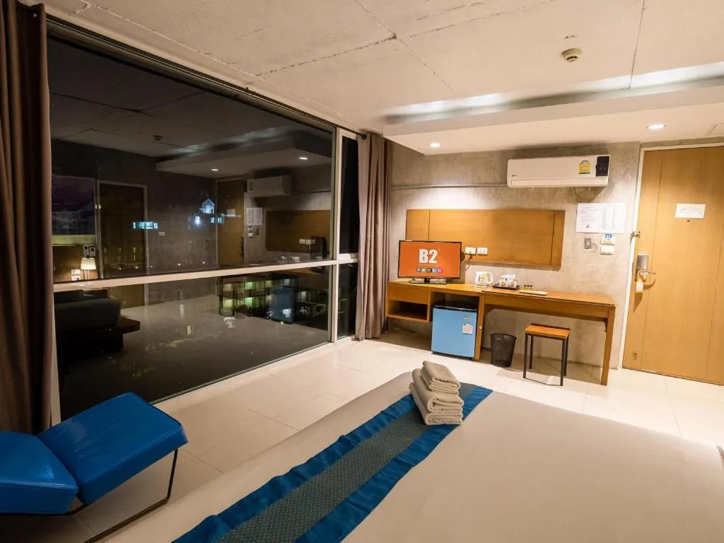 Bed in B2 Sea View Pattaya Boutique & Budget Hotel