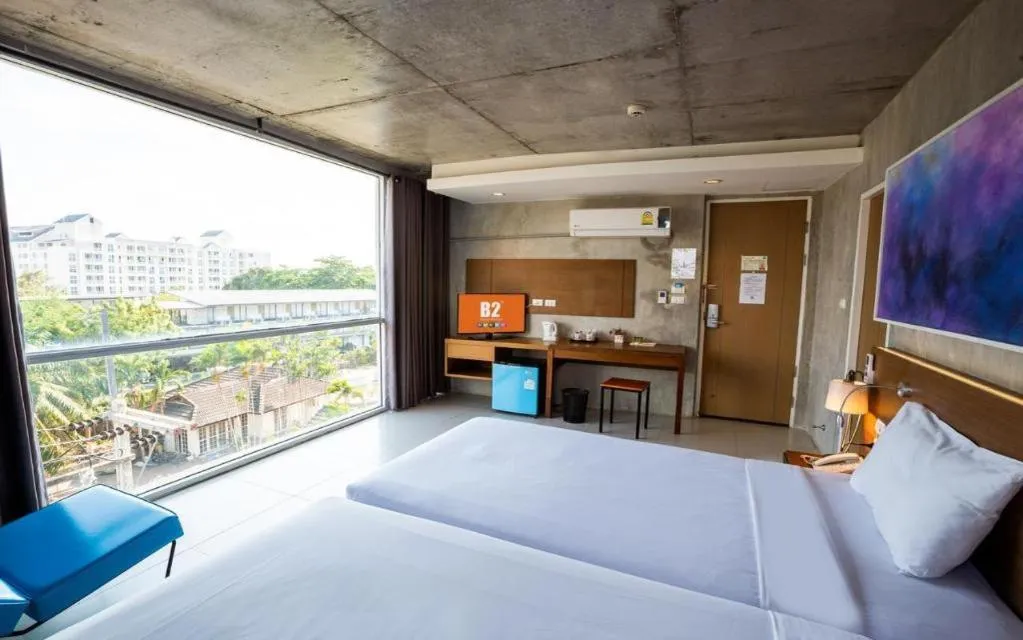 Bed in B2 Sea View Pattaya Boutique & Budget Hotel
