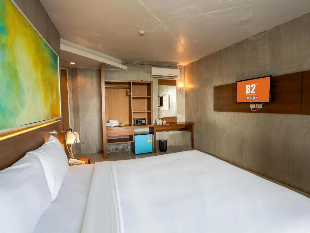 Bed in B2 Sea View Pattaya Boutique & Budget Hotel