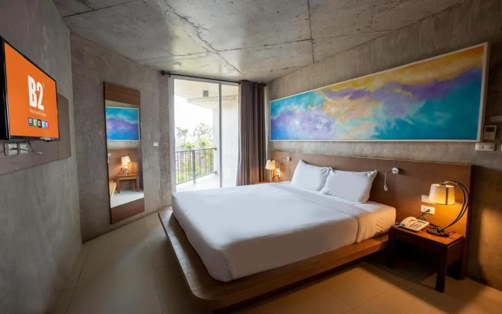 Bed in B2 Sea View Pattaya Boutique & Budget Hotel