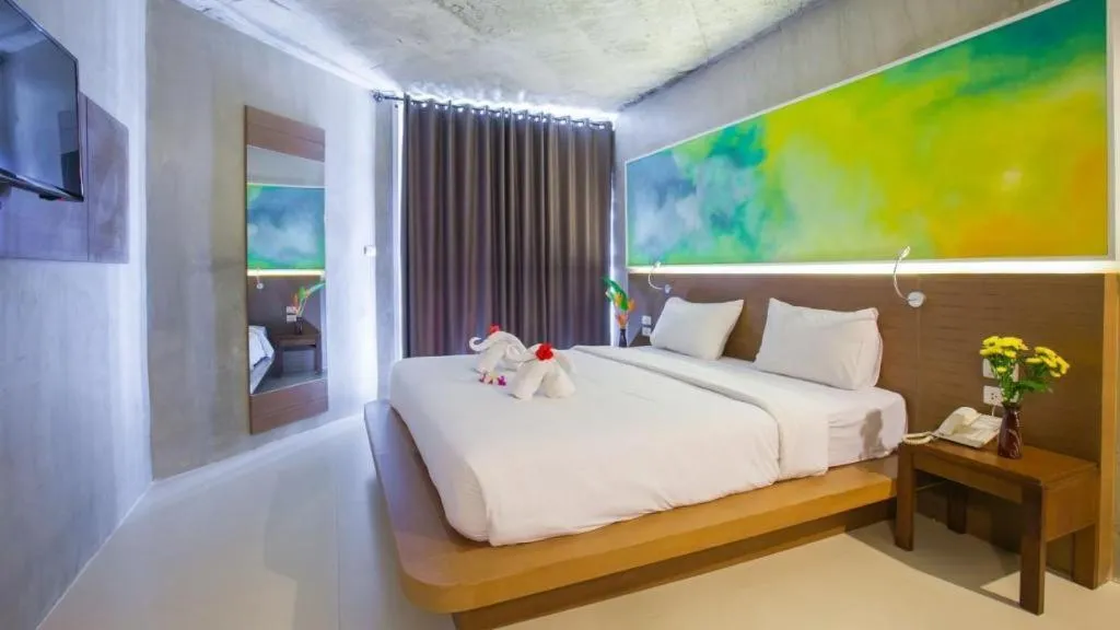 Bed in B2 Sea View Pattaya Boutique & Budget Hotel
