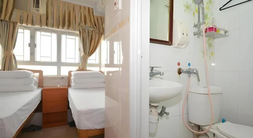 Bed in New Mong Kok Guest House