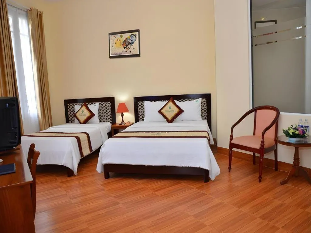 Bed in 7S Hotel Thu Bon Danang