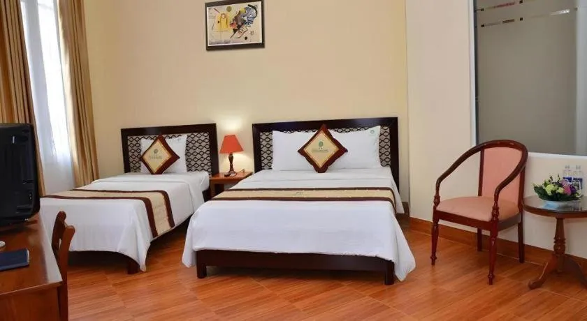 Bed in 7S Hotel Thu Bon Danang