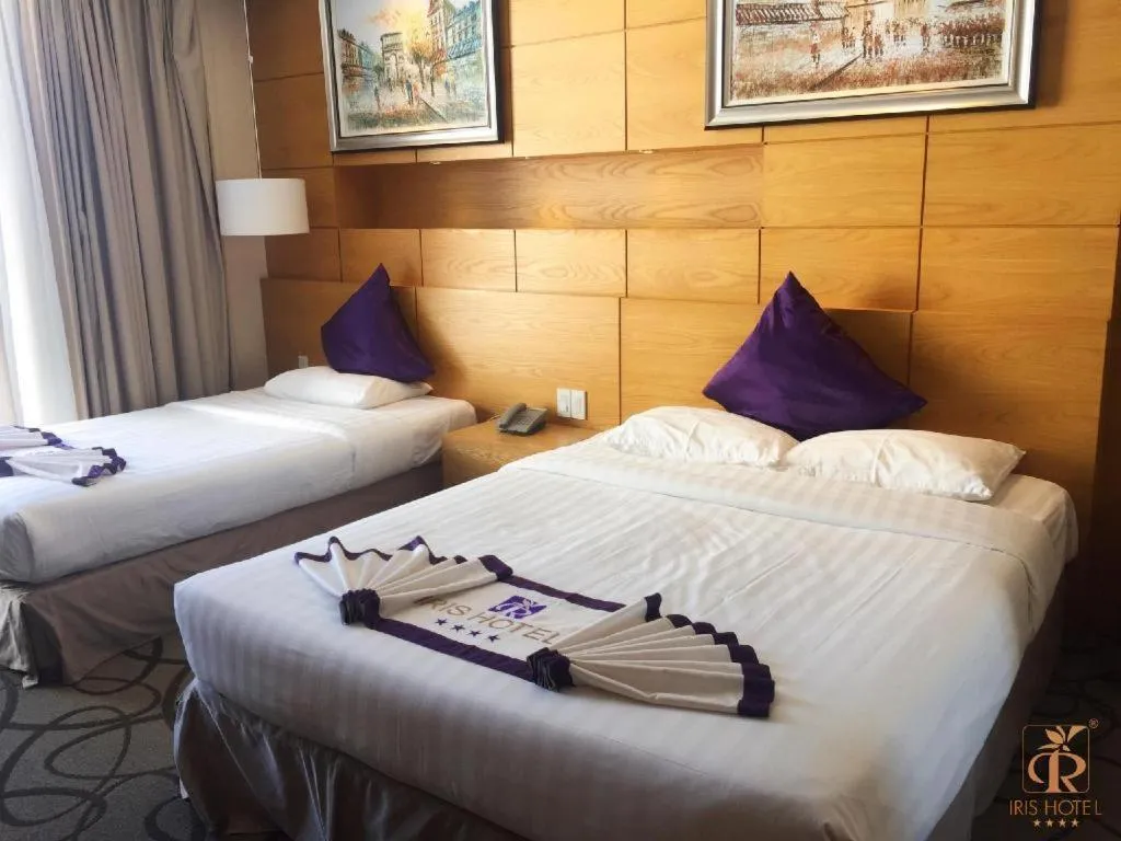 Bed in Iris Hotel Can Tho