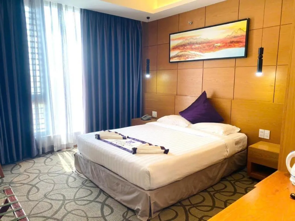 Bed in Iris Hotel Can Tho