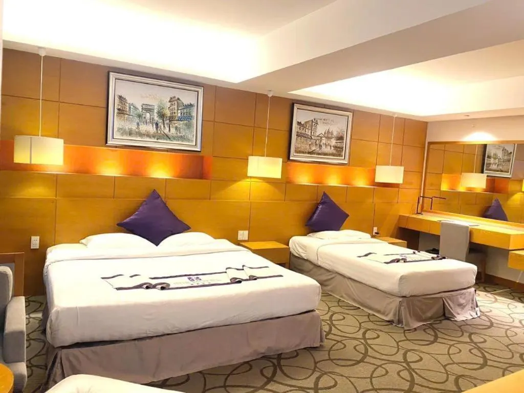 Bed in Iris Hotel Can Tho