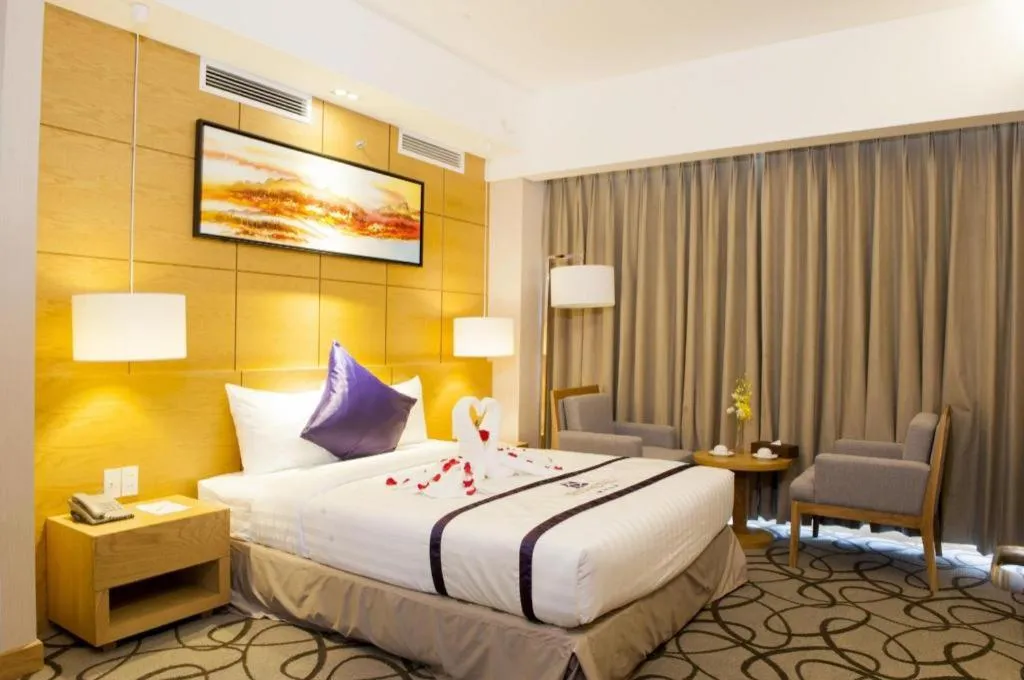 Bed in Iris Hotel Can Tho