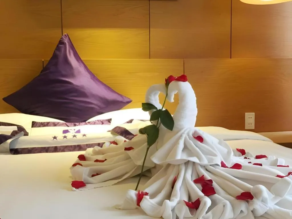 Bed in Iris Hotel Can Tho