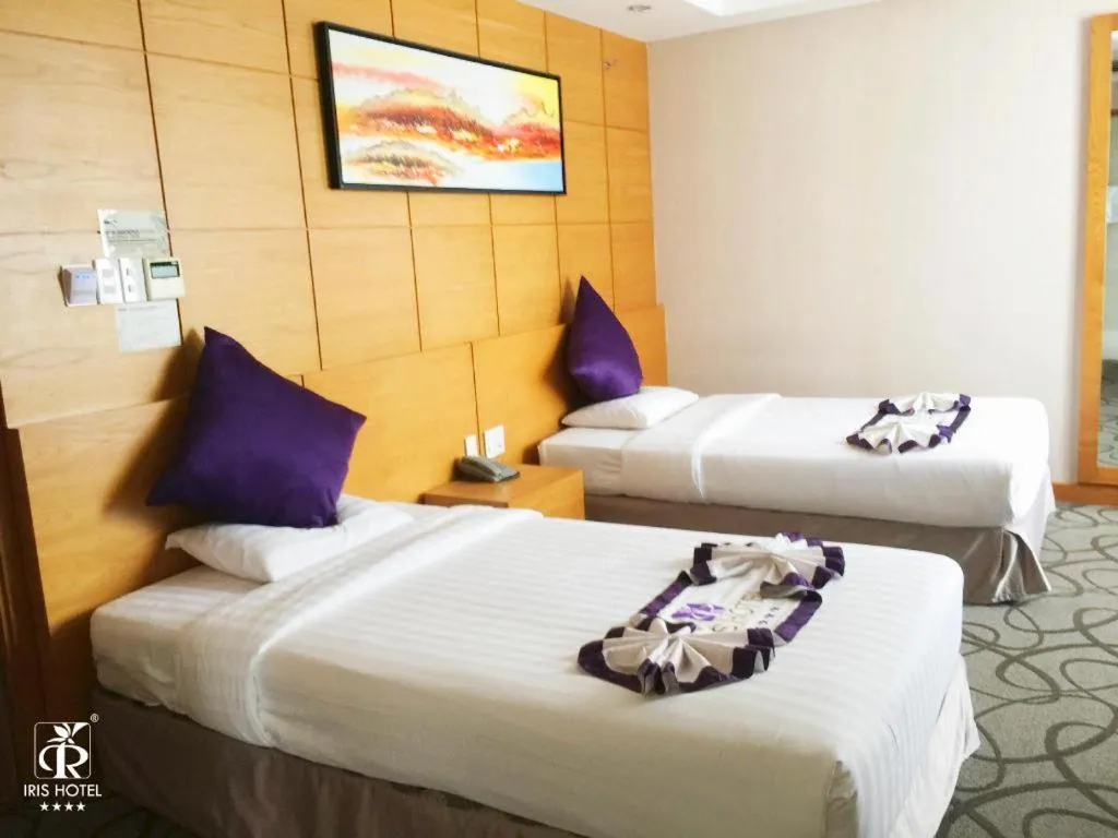 Bed in Iris Hotel Can Tho