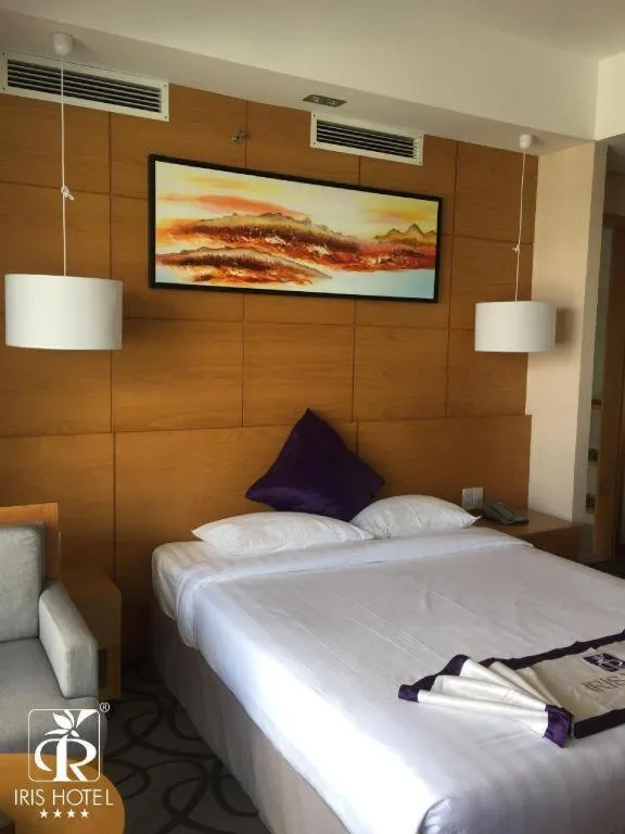 Bed in Iris Hotel Can Tho
