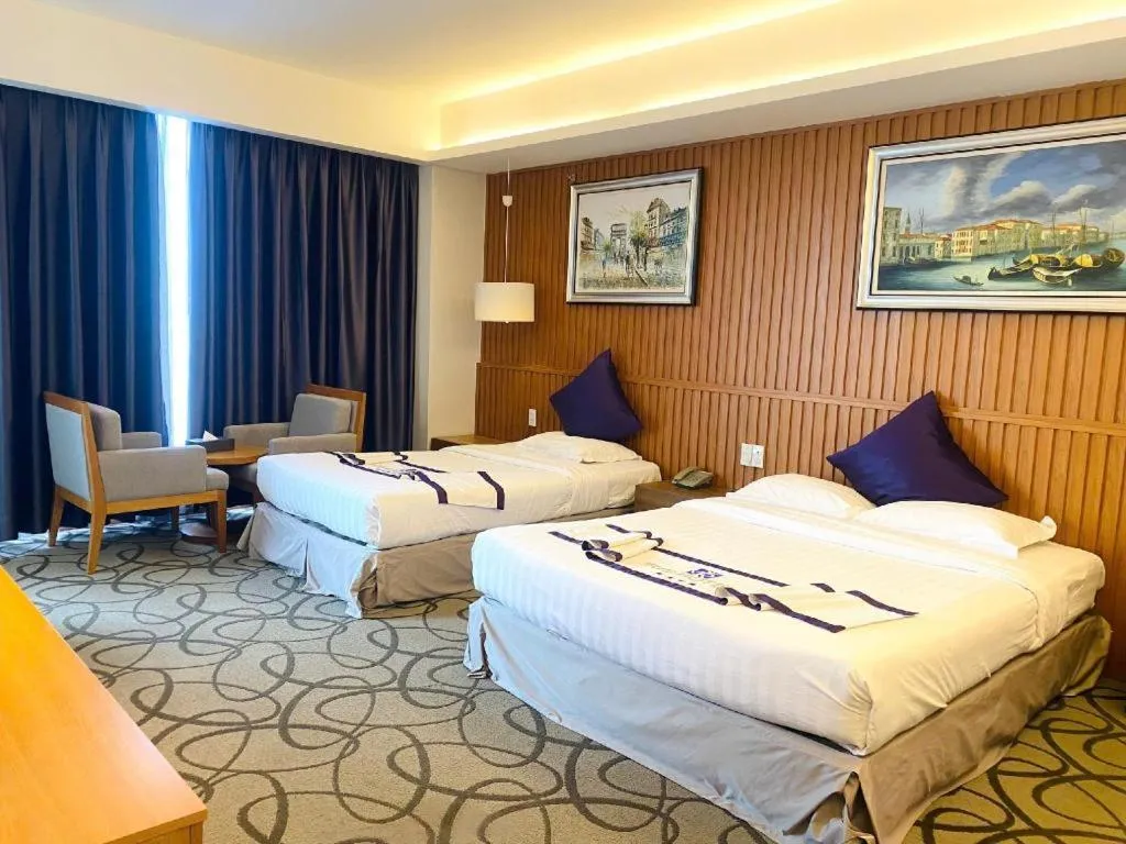 Bed in Iris Hotel Can Tho