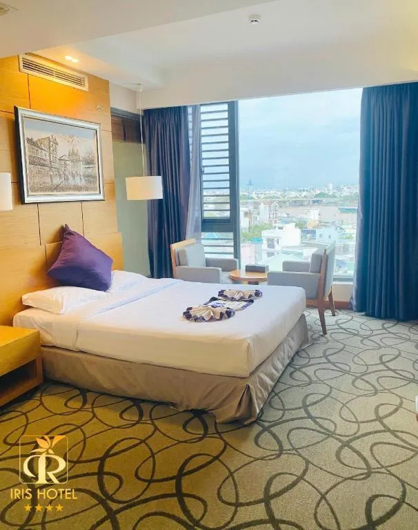 Bed in Iris Hotel Can Tho