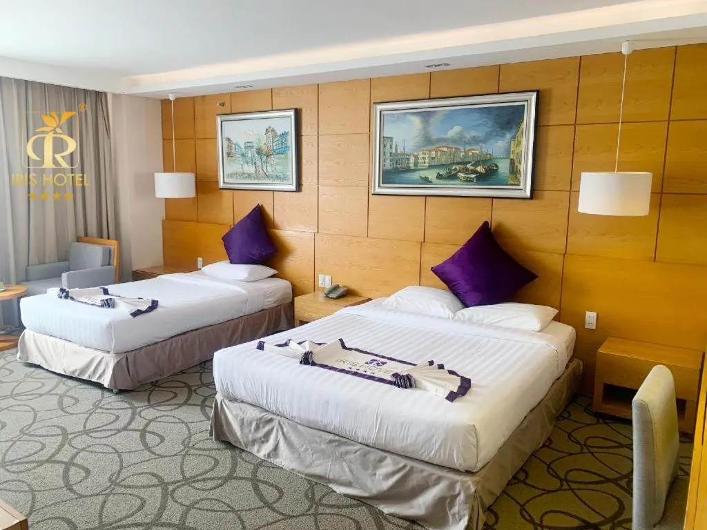 Bed in Iris Hotel Can Tho