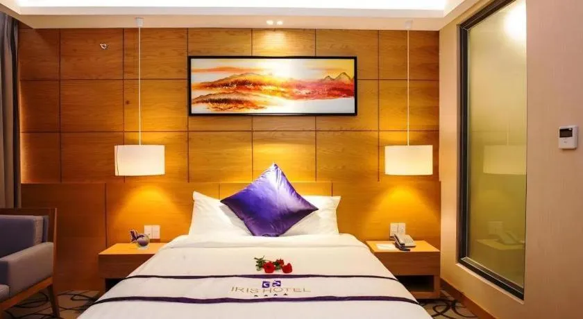 Bed in Iris Hotel Can Tho