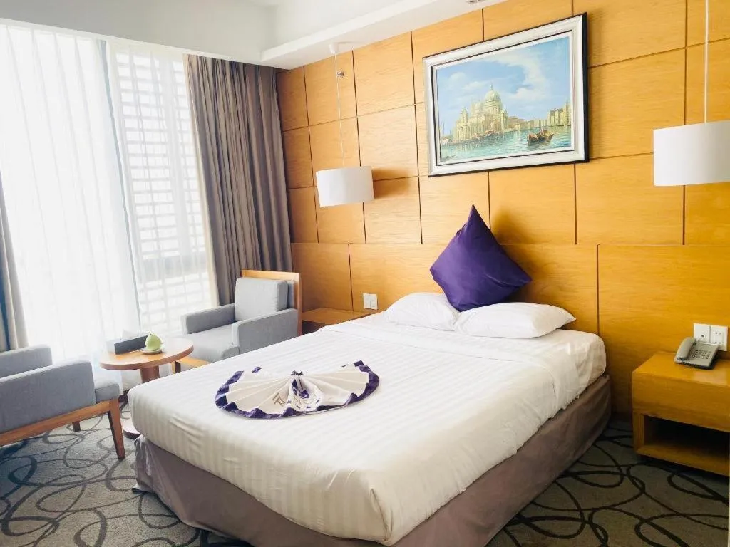 Bed in Iris Hotel Can Tho