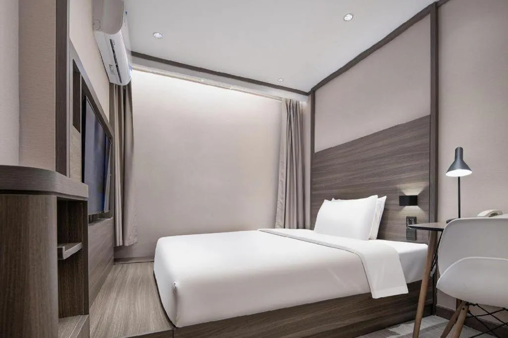 Bed in Hanting Hotel Changsha Xiangya Fu'er Ziyuan Road