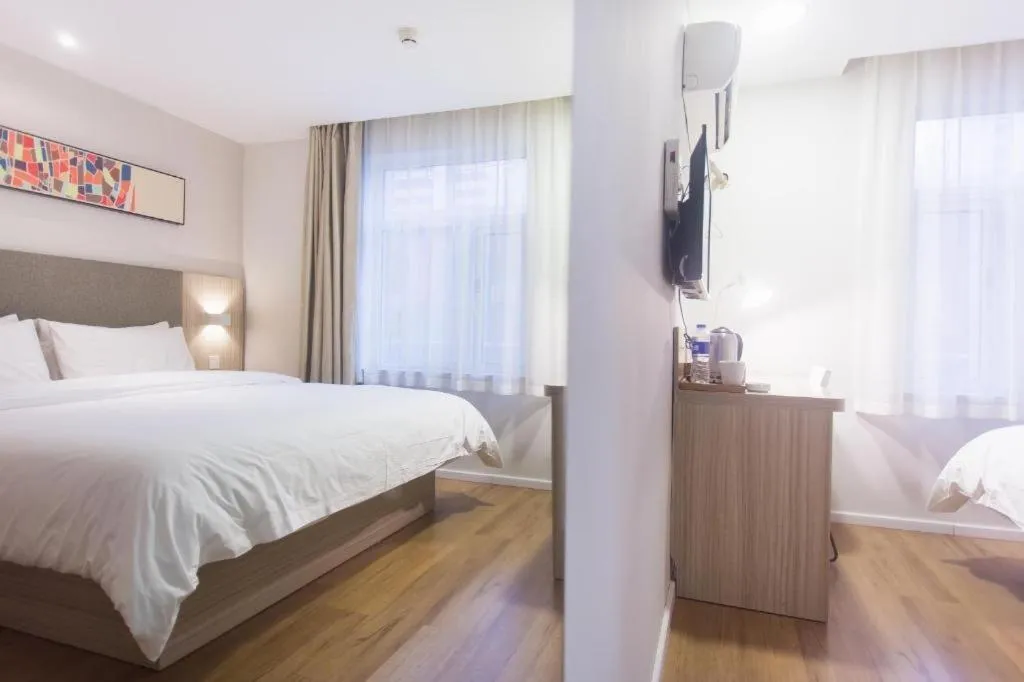 Bed in Hanting Hotel Changsha Xiangya Fu'er Ziyuan Road