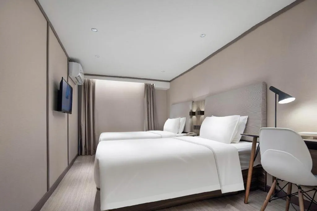 Bed in Hanting Hotel Changsha Xiangya Fu'er Ziyuan Road