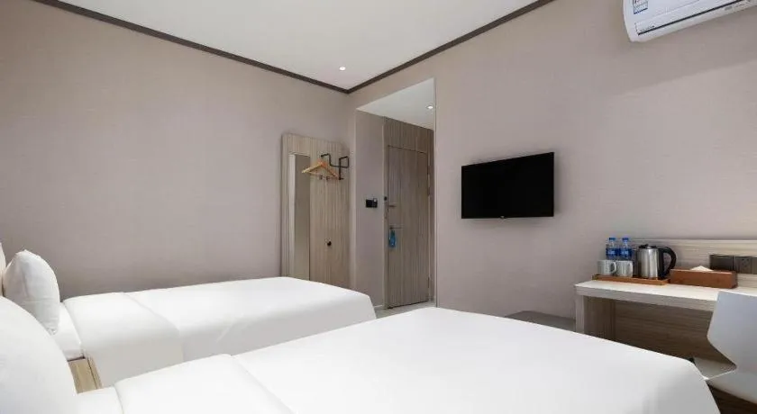 Bed in Hanting Hotel Changsha Xiangya Fu'er Ziyuan Road