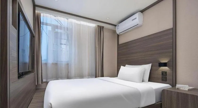 Bed in Hanting Hotel Changsha Xiangya Fu'er Ziyuan Road