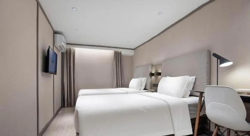 Bed in Hanting Hotel Changsha Xiangya Fu'er Ziyuan Road