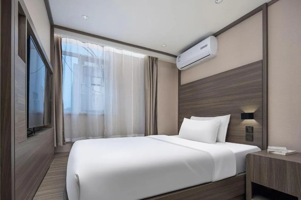Bed in Hanting Hotel Changsha Xiangya Fu'er Ziyuan Road