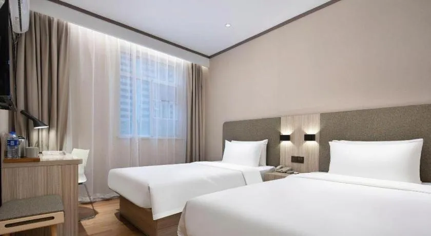 Bed in Hanting Hotel Changsha Xiangya Fu'er Ziyuan Road