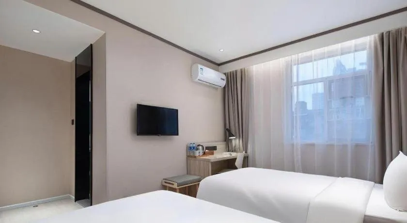 Bed in Hanting Hotel Changsha Xiangya Fu'er Ziyuan Road